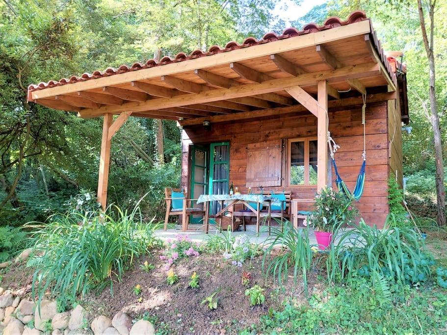 Cabane Dans Les Bois Avec Vue Sur Les Pyrenees Saint-Laurent-de-Neste Exterior photo